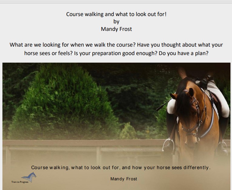 Zoom Webinar with Mandy Frost on Course walking